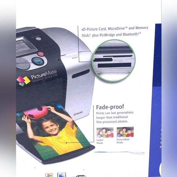 Epson PictureMate B271A Photo Printer Express Edition NEW Open Box Unused - Picture 13 of 16